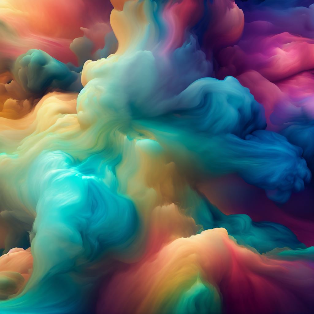 Imagine a world where everything is made up of different colors, where each color represents a different emotion.