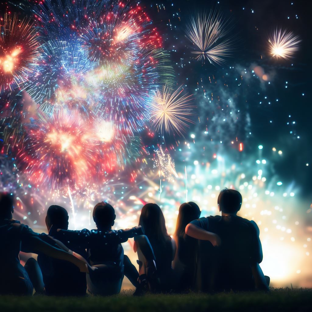 Fireworks Transparent Background Stock Video Footage for Free Download