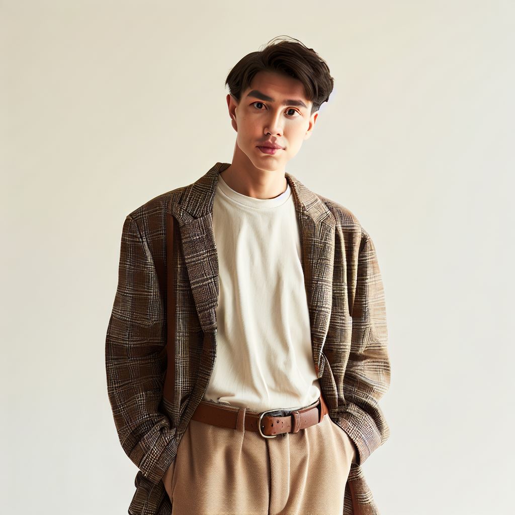 Anomalistic style of a smart-casual person