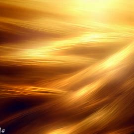 Create an image of a field of golden hay, reflecting the warm sun rays of a summer evening.. Image 4 of 4