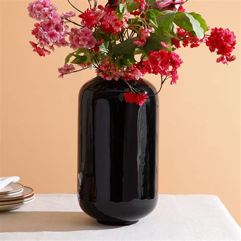 Midnight Black Short Vase – Home4u