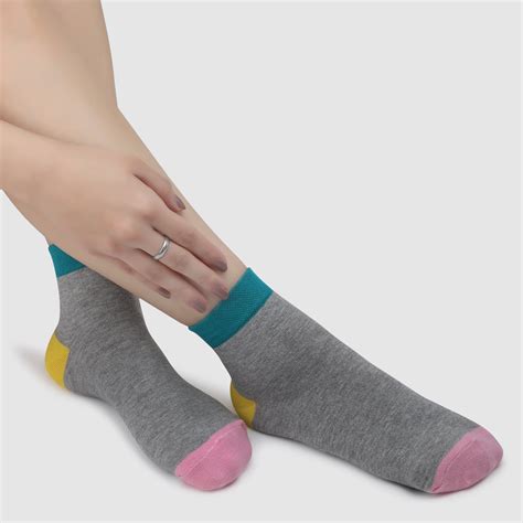 Eye Candy Ankle Socks-Light Grey – Next2Skin.in