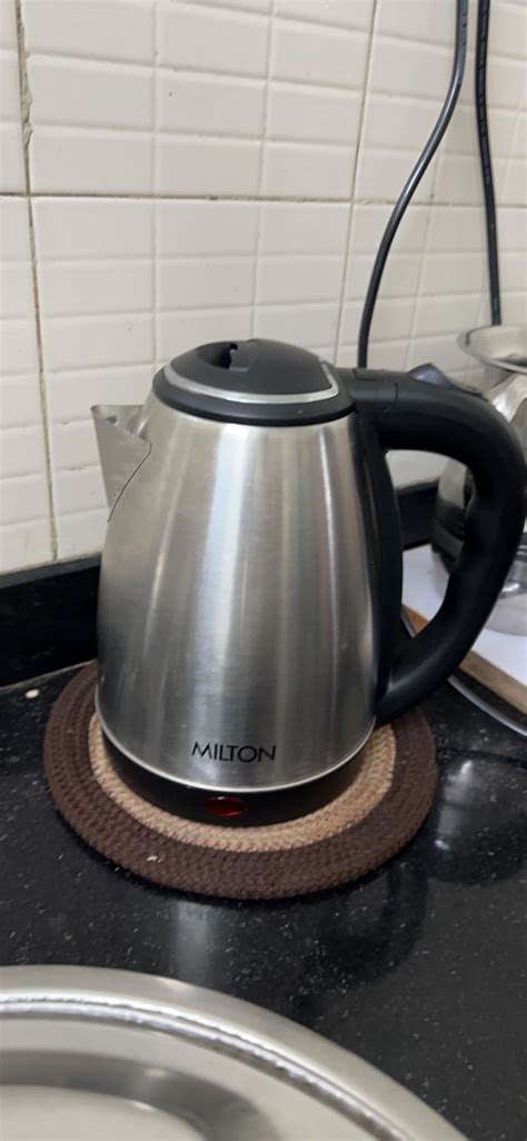 Milton Euroline Combo Set Go Electro Stainless Steel Electric Kettle, 2 ...