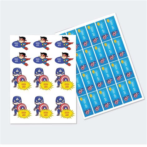 Buy Personalized Waterproof Stickers for Kids: Perfect for Water ...