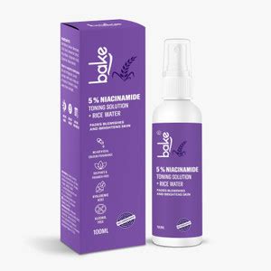Bake Cosmetics 5% Niacinamide Rice Water Toner for Pigmentation & Acne ...