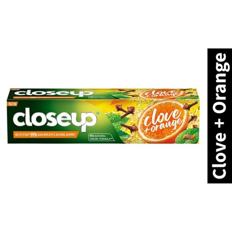Helps Fight 99% Closeup Clove + Orange Toothpaste 150g – KartWalk