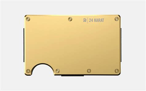 24 Karat Gold Ridge Wallet | GearMoose
