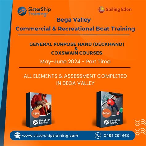Coxswains and General Purpose Hand training, Bega Valley Shire, 10 May ...
