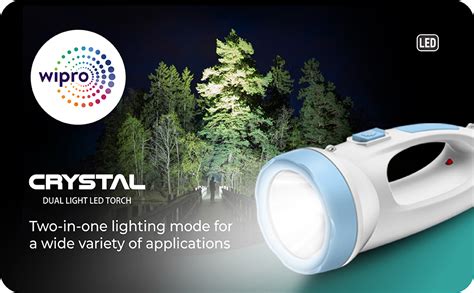 wipro Crystal Multi Functional Emergency Led Torch Cum Lantern| High ...