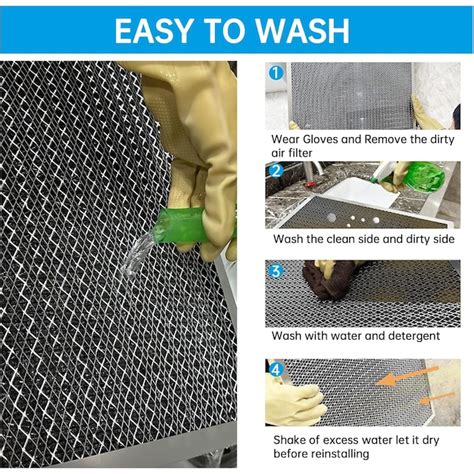 UBeesize 20 x 25 x 4 Washable MERV 8 Electrostatic Air Filter in the ...