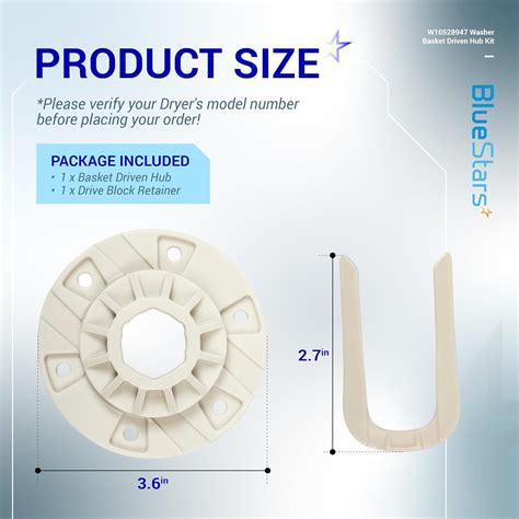 BlueStars W10528947 W10396887 Washer Basket Driven India | Ubuy
