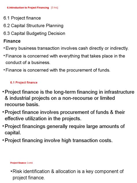 Image result for Project Finance Basics