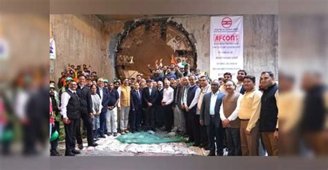 Afcons Infrastructure completes longest tunnel drive for DMRC Phase IV ...