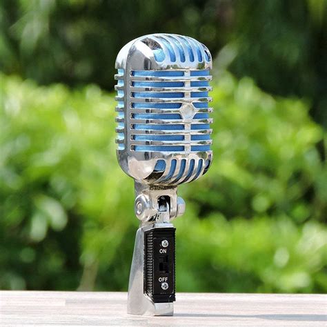 Professional Vintage Style Classic-Iconic Retro, Dynamic XLR Microphone ...