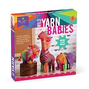 Buy Craft-tastic - Wild Yarn Babies Kit - Craft Kit Makes 3 Yarn ...