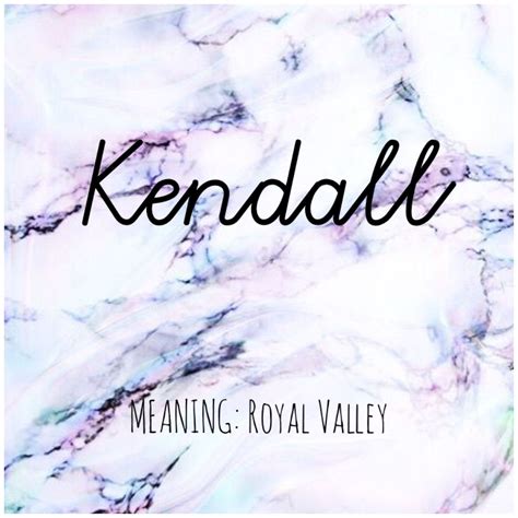 KENDALL Baby Names