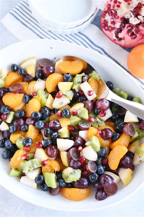 Easy Winter Fresh Fruit Salad - Mel's Kitchen Cafe