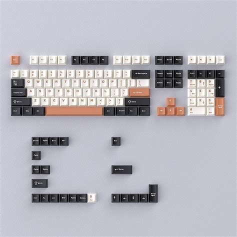 Terracotta Sunset Cherry Doubleshot PBT Keycaps – CuriosityCaps