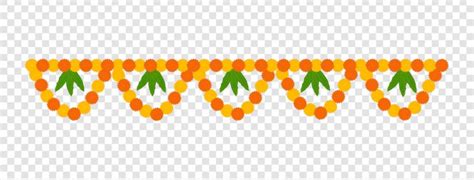 Posterit - Marigold Garland png free Download