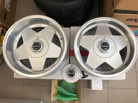 7.5j + 9.0j Neu BORBET A 16 Zoll Retro Felgen 4x100 VW Golf 1 2 3 BMW ...