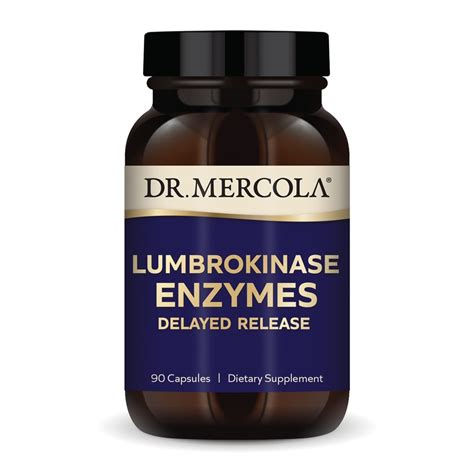 Dr. Mercola Lumbrokinase Enzymes Delayed Release -- 90 Capsules - Vitacost
