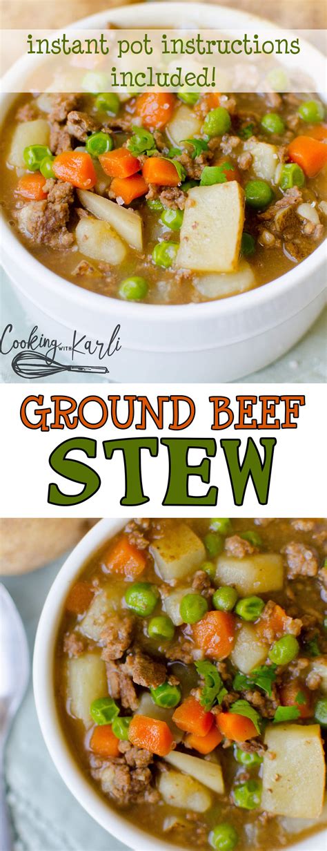Ground Beef Stew - Cooking With Karli