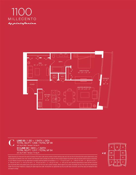 1100 Millecento Floor Plans | PDF