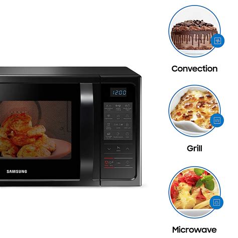 Shop Samsung MC28A5013AK/TL 28L Convection Microwave Oven - Black