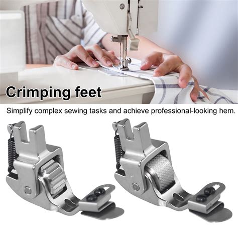 Walbest Rolled Hemmer Presser Foot Adjustable Hem Presser Foot with ...