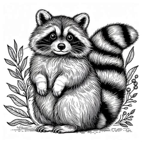 Page 3 | Raccoon outline sketch Photos - Download Free High-Quality ...