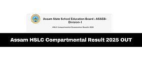 Assam HSLC Compartment Result 2025 Declared At sebaonline.org; Here's ...