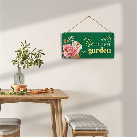 Wall Hangings for Living Room Hallway Garden Decoration - MDF Wood ...