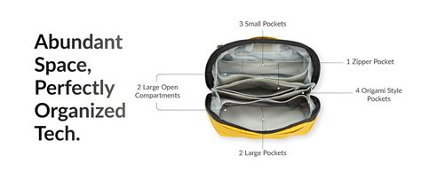 Destinio Nylon Tech Organizer Pouch