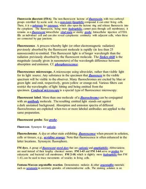 Glossary of staining methods, reagents, immunostaining, terminology and ...