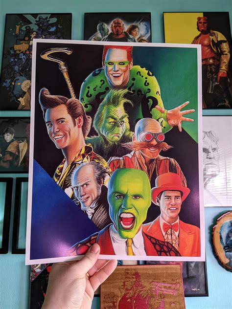 Jim Carrey Art Print
