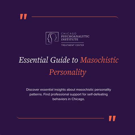 Understanding Masochistic Personality: Essential Guide to Recognizing ...