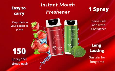 Qelica Love Special Mouth Freshener Long-Lasting Kiss-Ready Breath ...