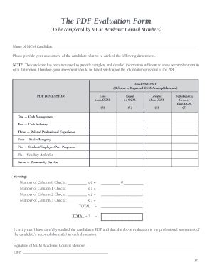 Fillable Online cmaa The PDF Evaluation Form - CMAA - cmaa Fax Email ...