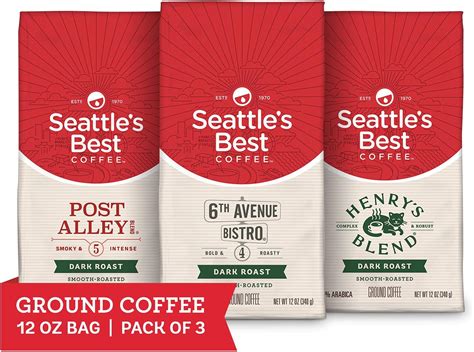 Amazon.com : Seattle's Best Coffee 6th Avenue Bistro Fair Trade Organic ...