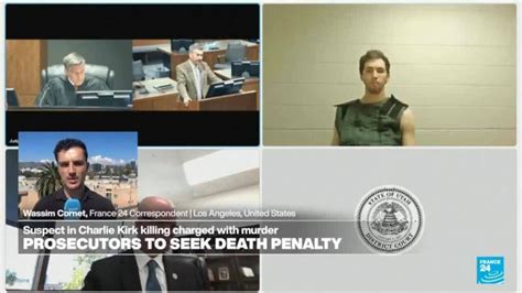 Kirk suspect faces death penalty for aggravated murder charge - France 24