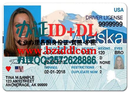 北美洲办证样本 / 美国办证样本 - 办证ID+DL网
