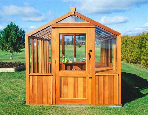 12' Wide Cedar Wood Greenhouse Kits | Grandeur for Your Garden — Cedar ...