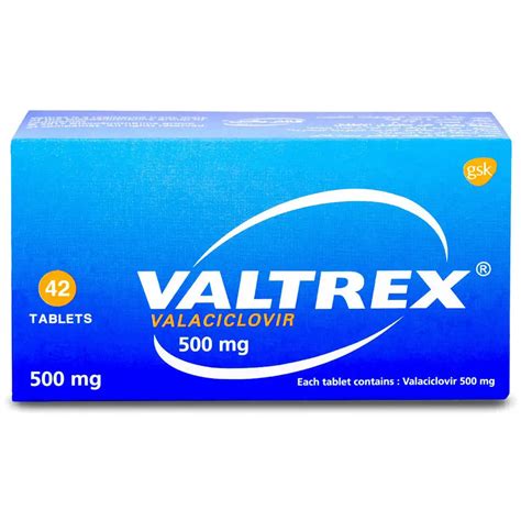 Valtrex 500 mg Tablet 42pcs | Nahdi