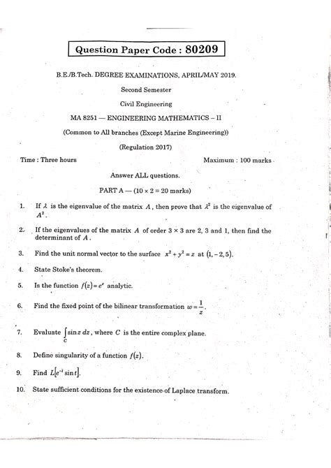 Image result for M2 Engineering Maths