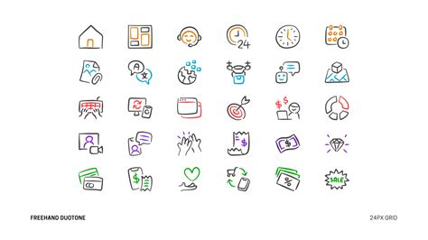 Hand-Drawn Duotone Free Icons - Vector icon set (svg, png) | Figma