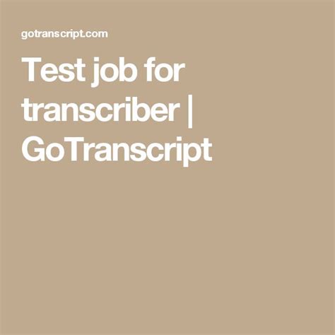 Image result for Gotranscript How to Apply