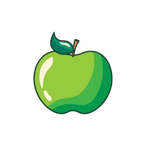Free Green Apple Clipart Template to Edit Online