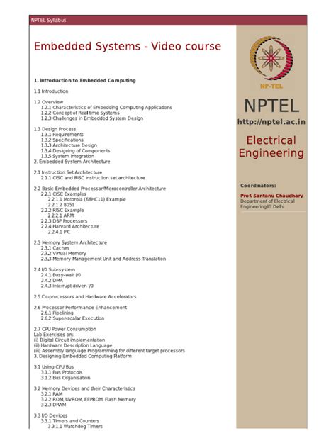 Image result for Embedded Systems Course