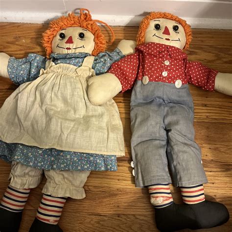 Vintage Raggedy Ann and Andy Doll 12'' | eBay