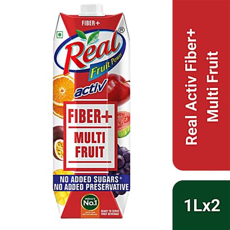 Buy Real Activ Fiber + Multi Fruit - No Added Sugar & Preservatives ...
